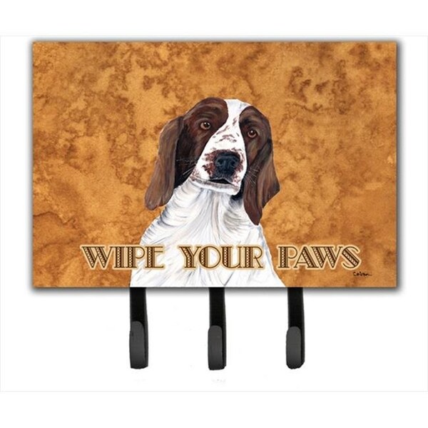 Carolines Treasures Carolines Treasures SC9131TH68 6 x 9 In. Springer Spaniel Wipe your Paws Leash or Key Holder SC9131TH68 - main
